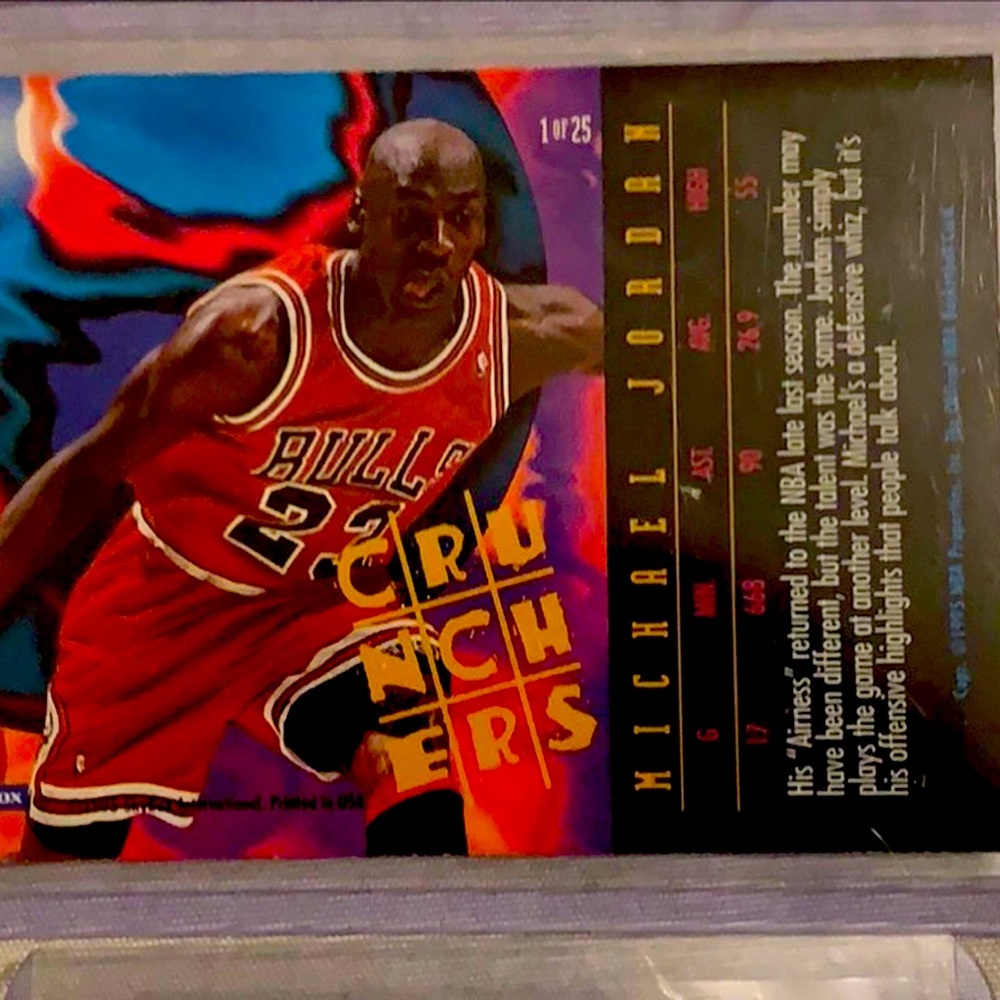 *1 of 25* Authentic Michael Jordan “Crunchers”  mint